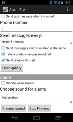 Alarm Security System android App screenshot 0