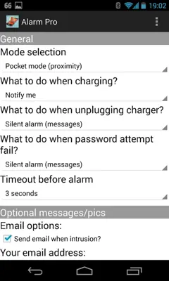 Alarm Security System android App screenshot 2